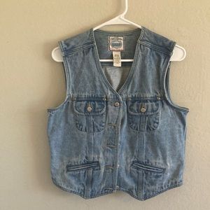 11. Vintage jean jacket denim vest